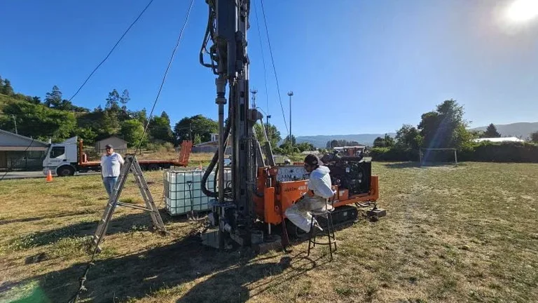 Illustrative image of Exploratory test pit in Birmingham Alabama