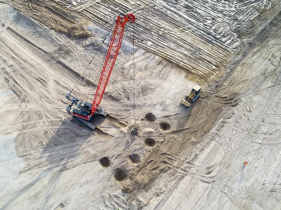 Illustrative image of Dynamic compaction design in Birmingham Alabama