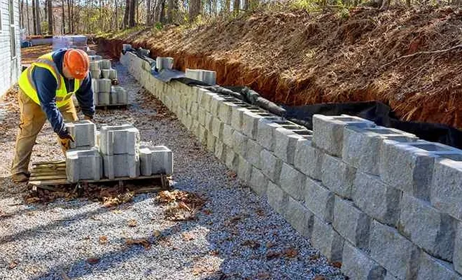 Illustrative image of Retaining wall design in Birmingham Alabama