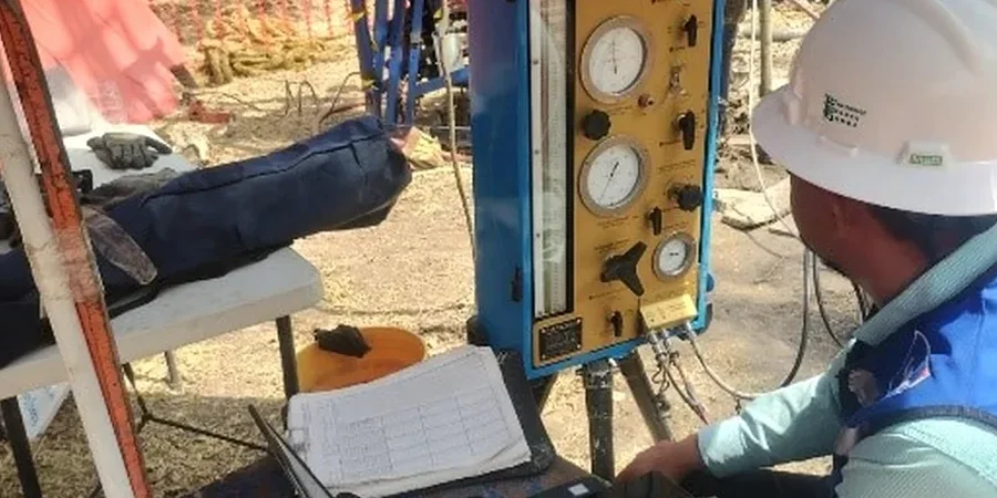 Illustrative image of Ménard pressuremeter test (PMT) in Birmingham Alabama